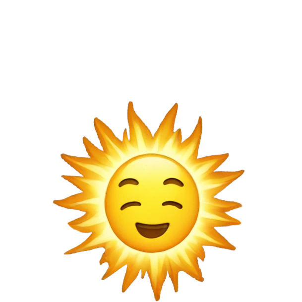 Sun emoji