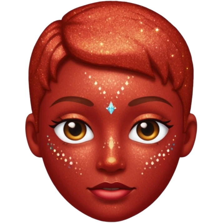 glitter red user emoji