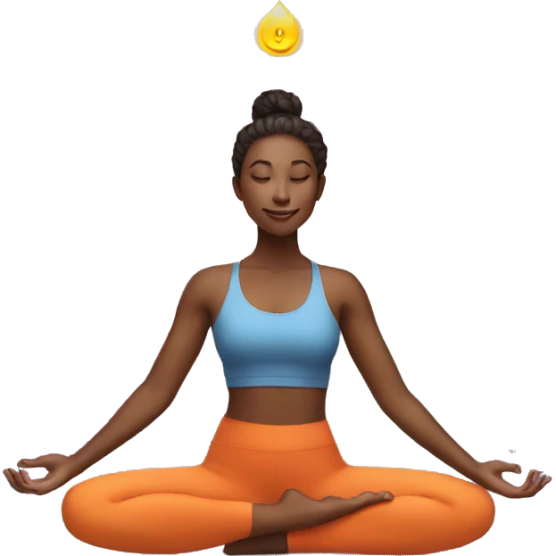 yoga and magic emoji
