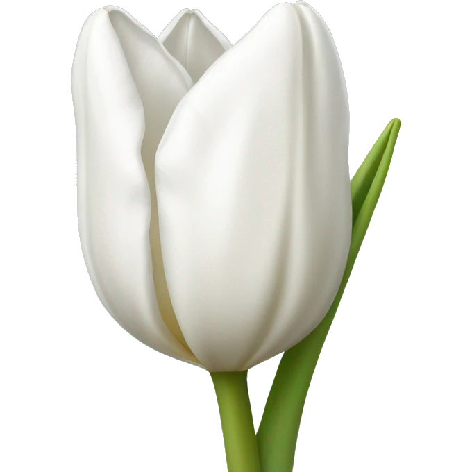 white tulip emoji