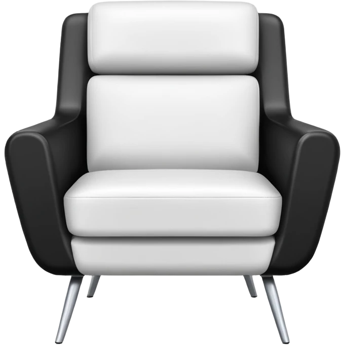 modern white chair emoji