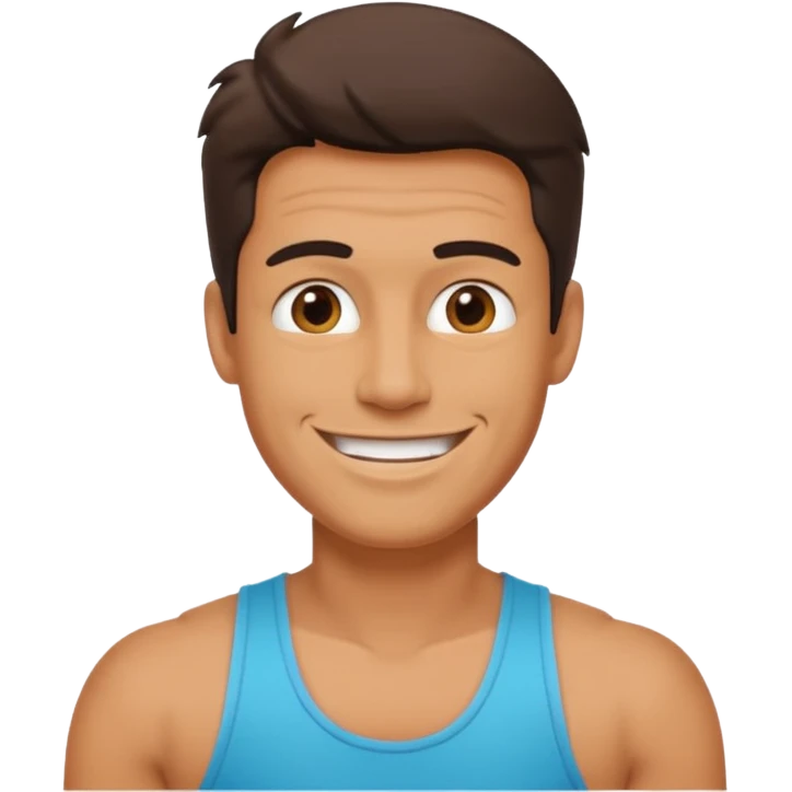 80s men with tank top emoji