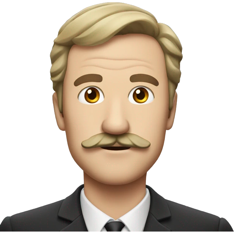 British Man Moustach emoji