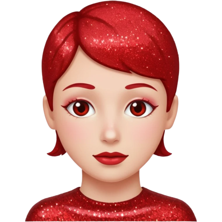 glitter red user emoji