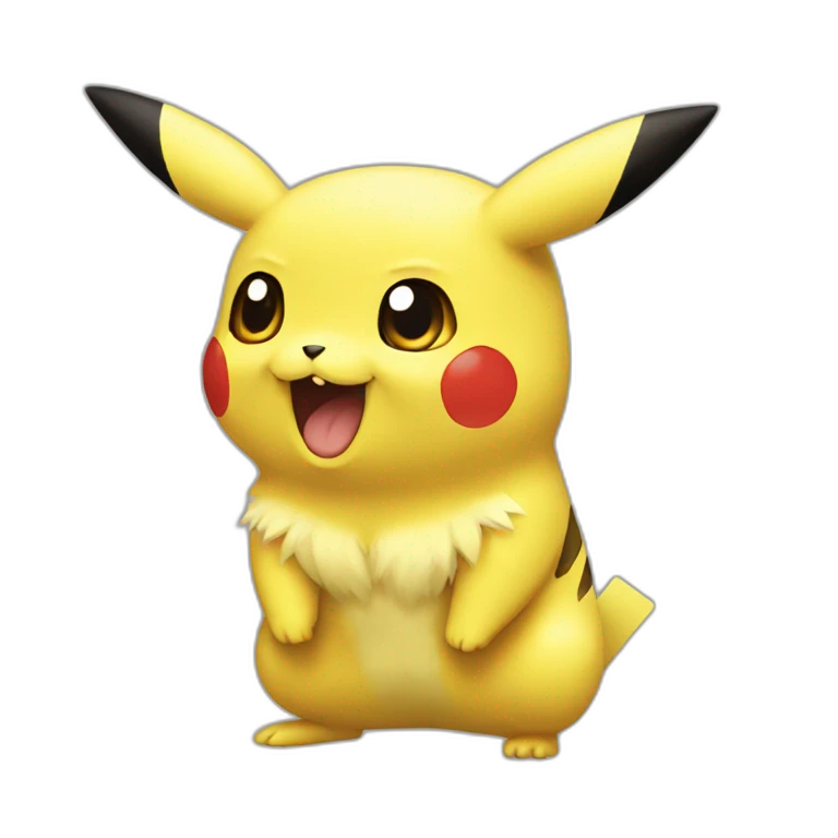 pikachu sans corp emoji