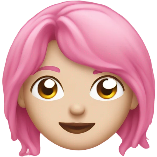 Pink cute stuff emoji