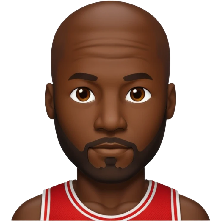 michael jordan with sideburns beard emoji