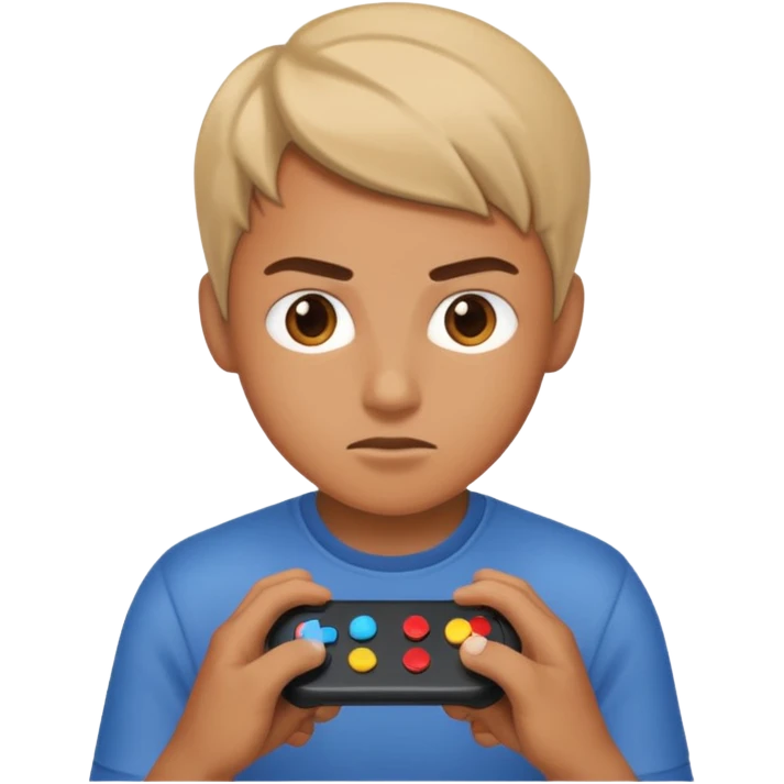 create a simple emoji that indicates that you are a single player when playing computer games emoji