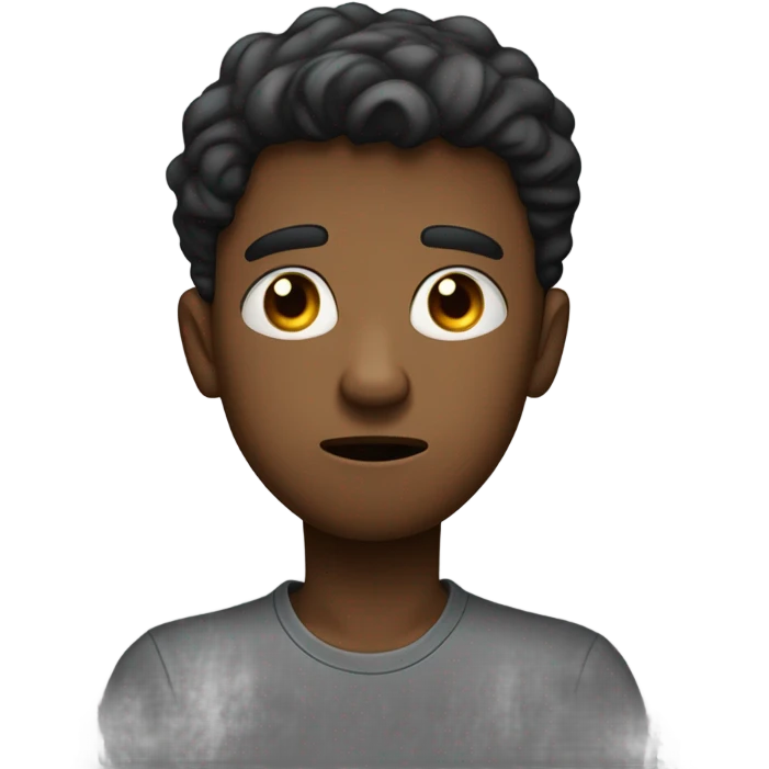 Guy nervous  emoji