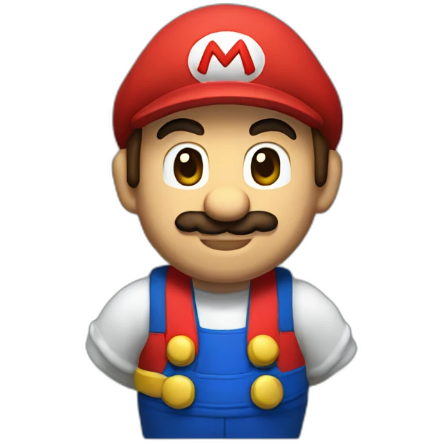 fullbody skinny mario emoji