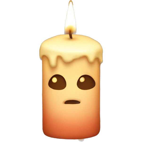 Emoji of a candle aesthetic  emoji