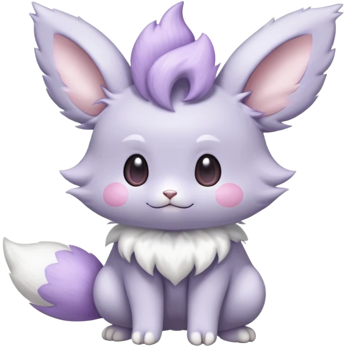 Minccino-Espurr-Fakémon-hybrid-creature (full body)  emoji