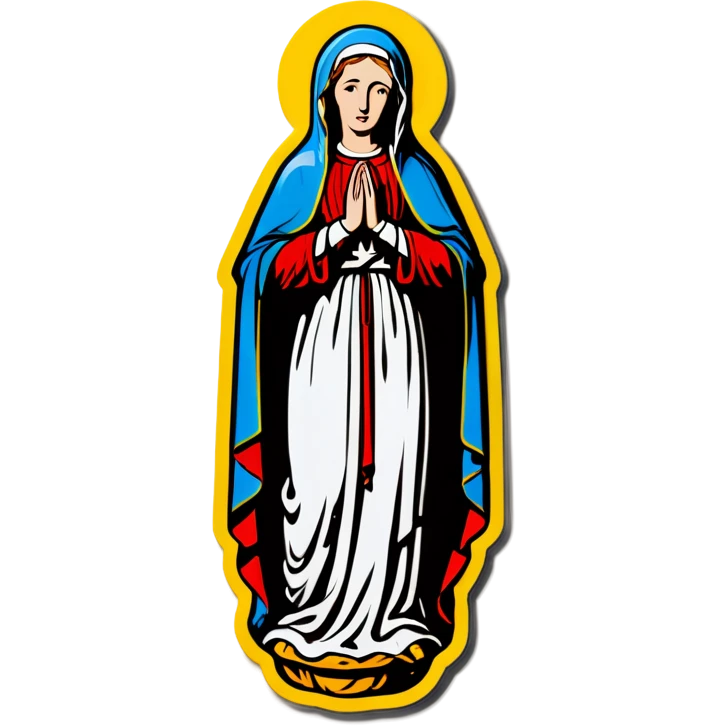 Virgin Mary, prayer candle, candle   emoji