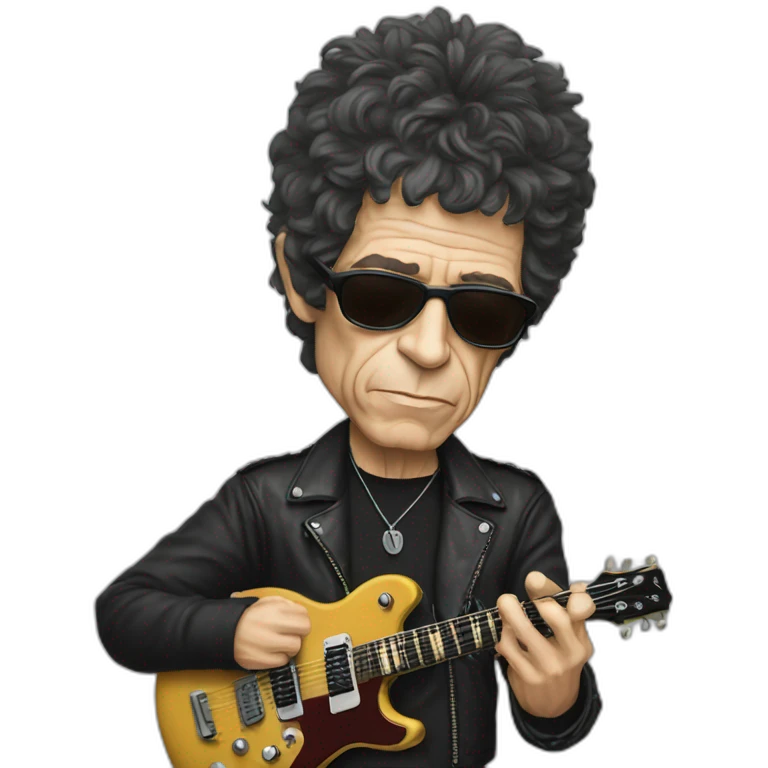 lou reed playing guitar emoji