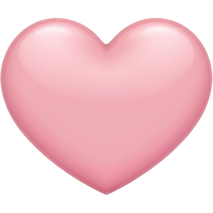 light pink heart emoji