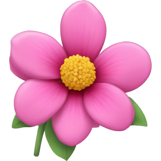 beautiful pink flower  emoji