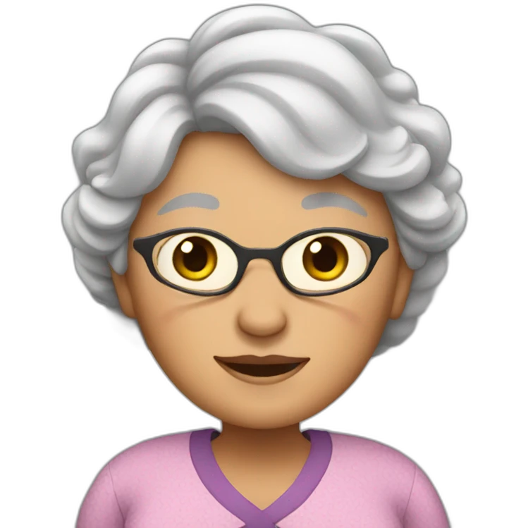 Pregnant Granny  emoji