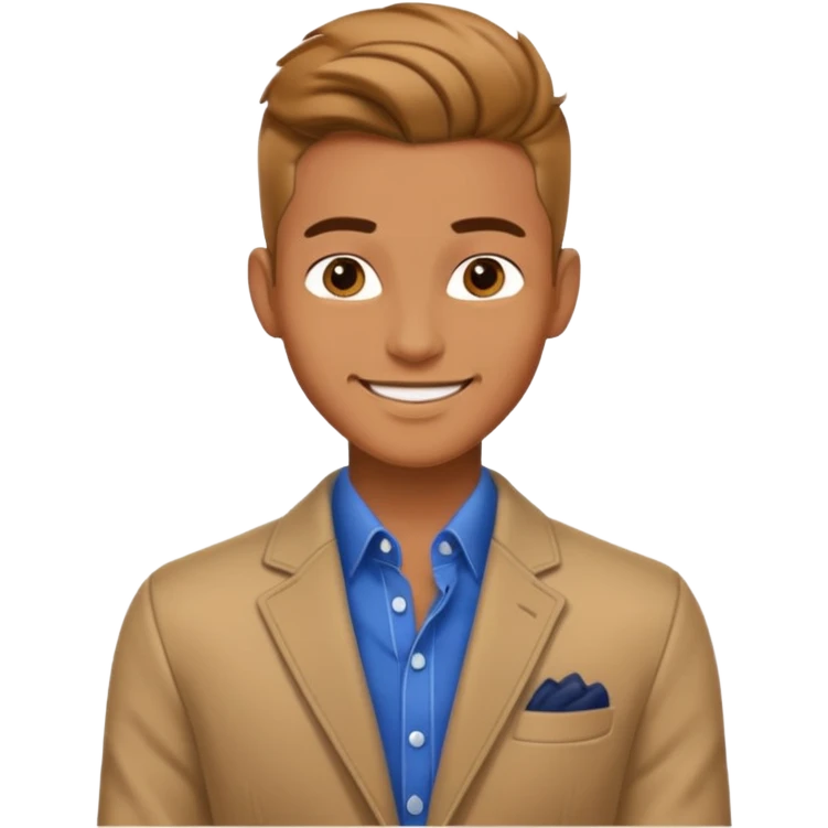 male fashion model emoji