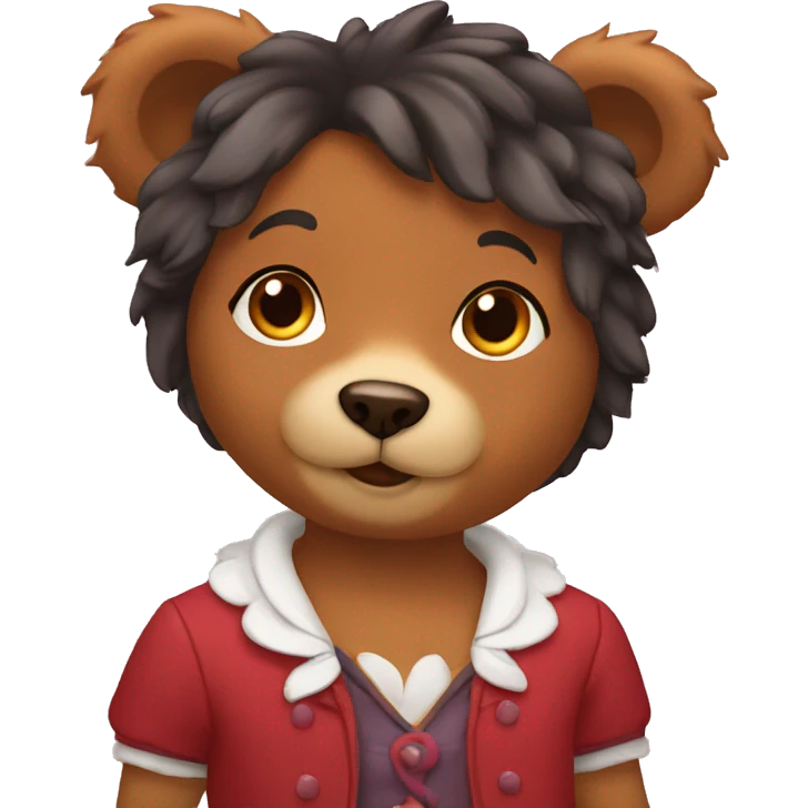 Bear coquette  emoji