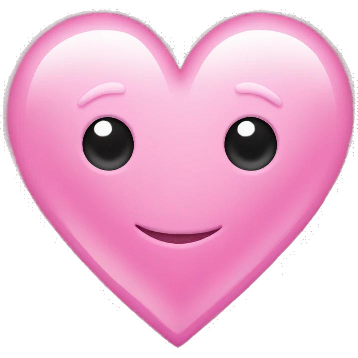 Pink light heart emoji