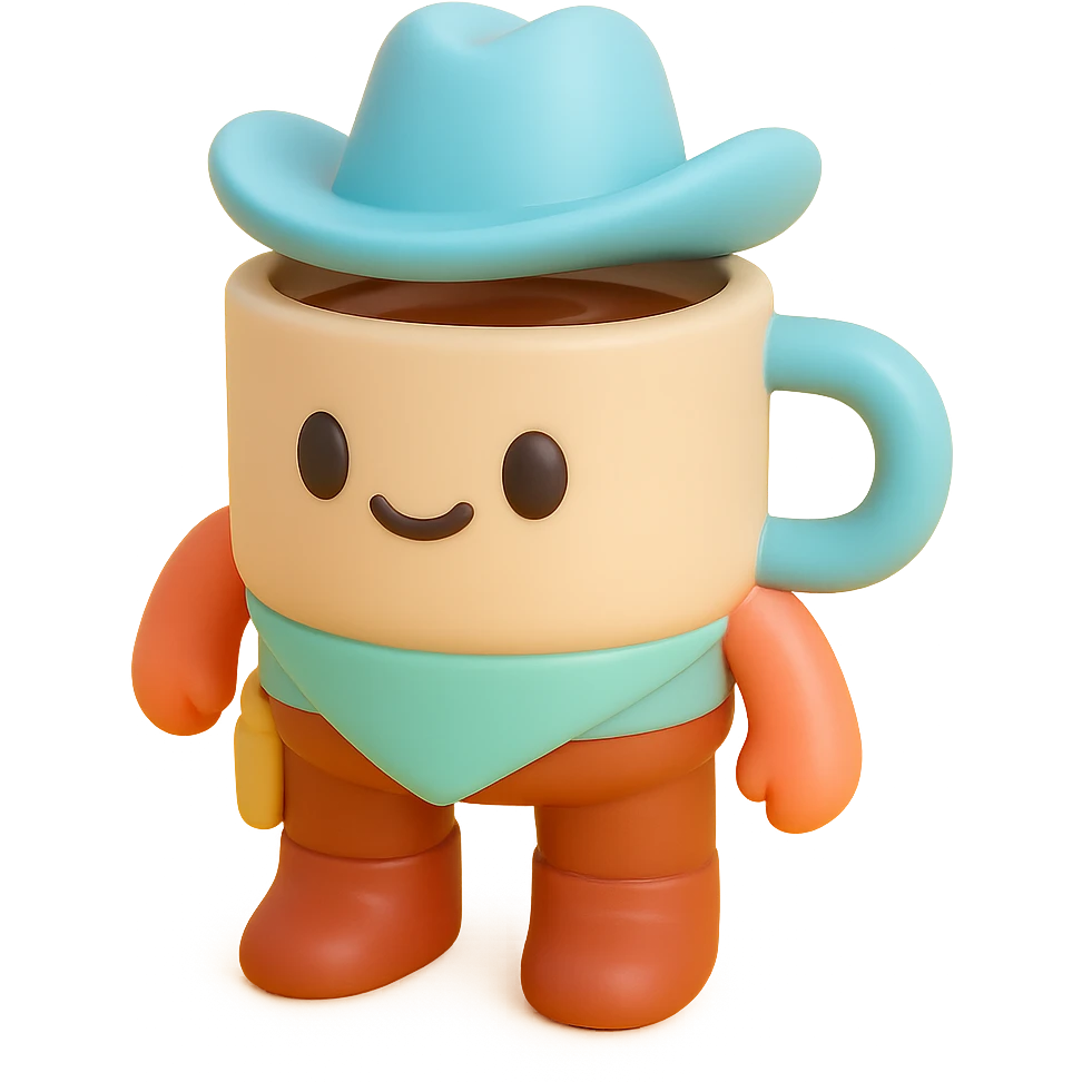 cowboy coffee emoji