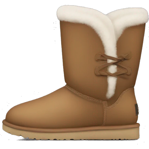 Clean girl ugg boots emoji