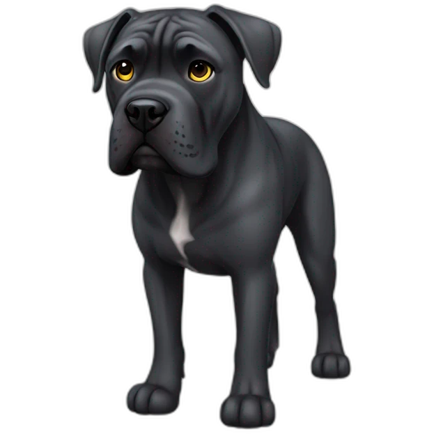 Dog Cane Corso full body emoji