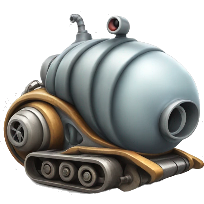 turbo the snail with an engine emoji