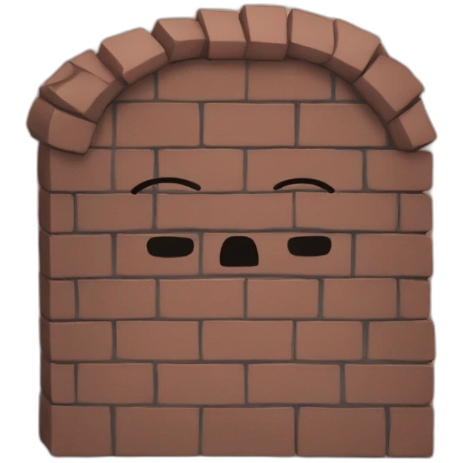 brick no face  emoji