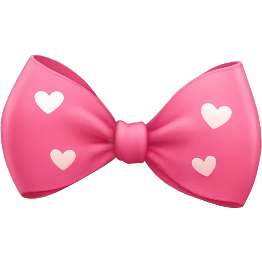 Bow with hearts  emoji