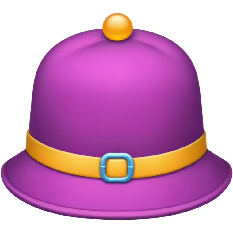 colorful hat emoji