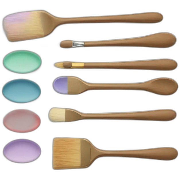 elegant painting palette emoji