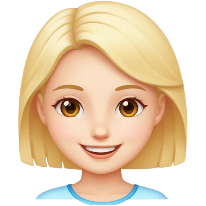 Happy girl emoji