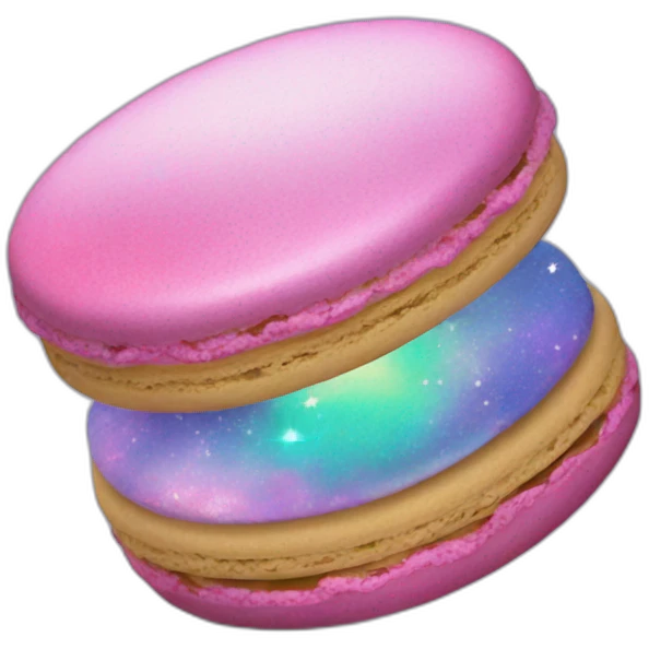 galaxy macaron emoji
