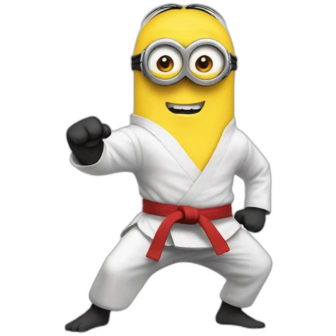 minion karate emoji