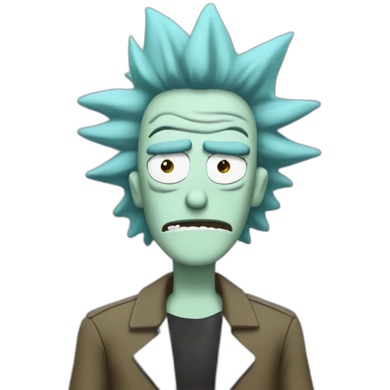 Rick Sanchez hair emoji