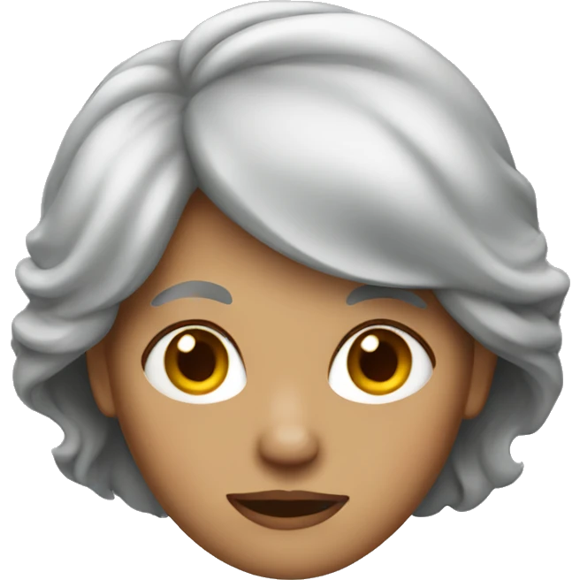 Gray hair woman  emoji