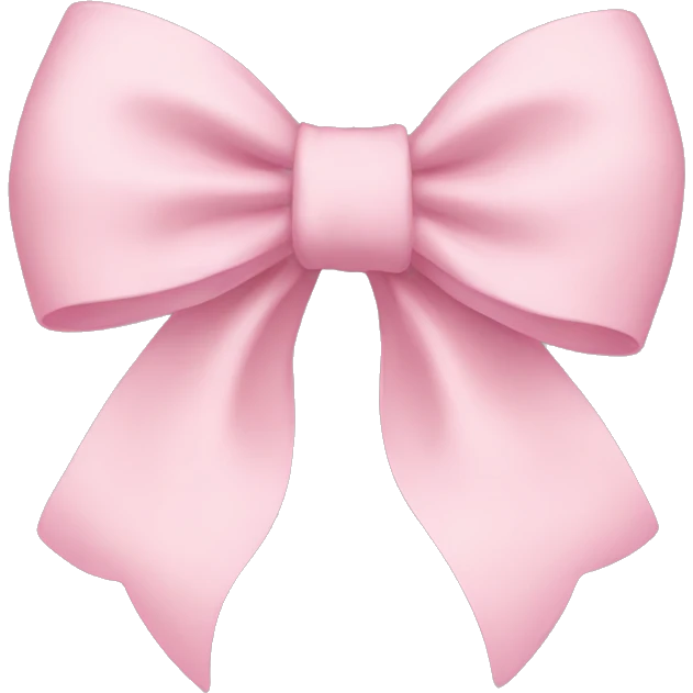 Light pink bow emoji