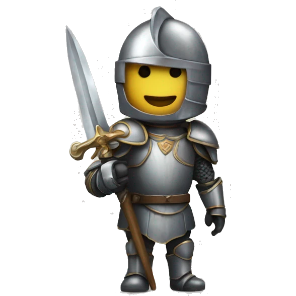 LA Knight with a micro  emoji