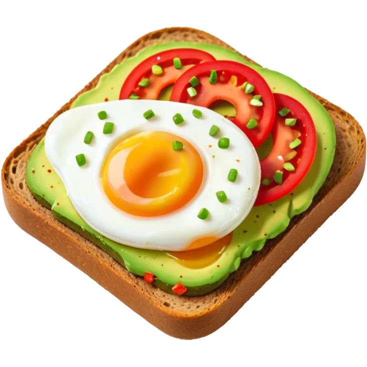 beautiful avocado toast awesome meal emoji