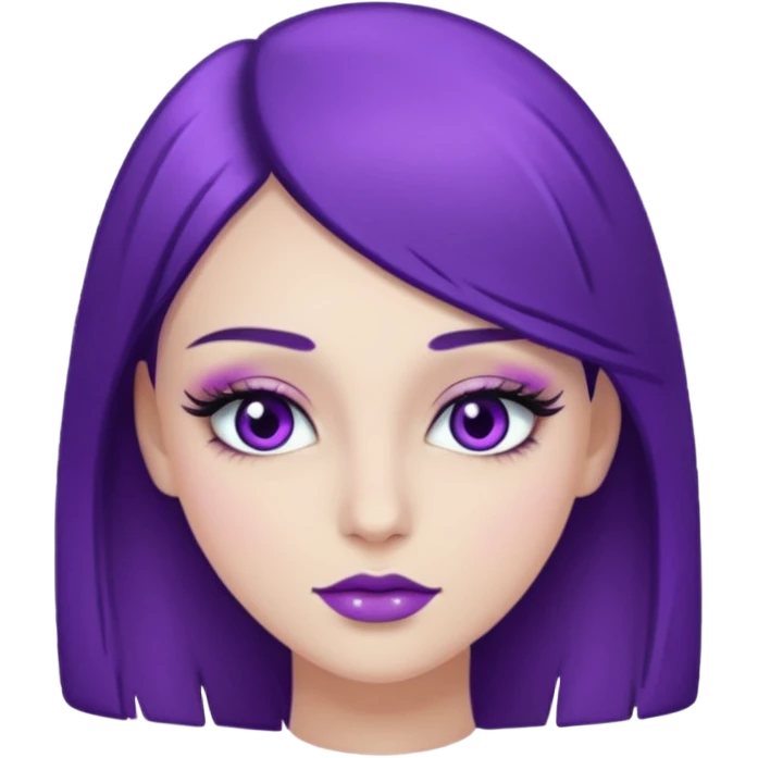 beauty purple emoji