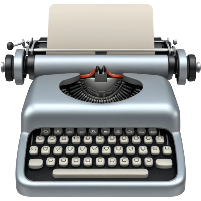 robot typewriter emoji classic typewriter shape emoji