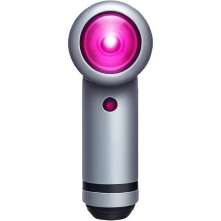 Pink laser beam emoji