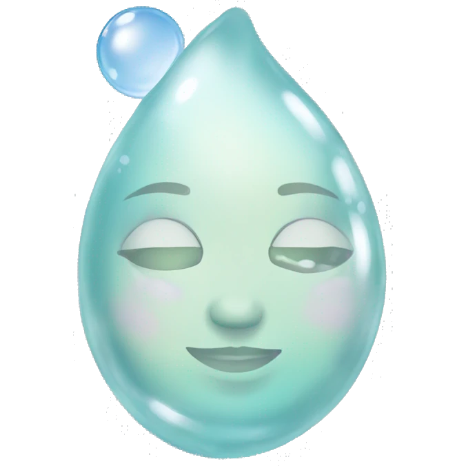 Bubble skincare  emoji
