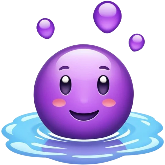 Purple flotter  emoji