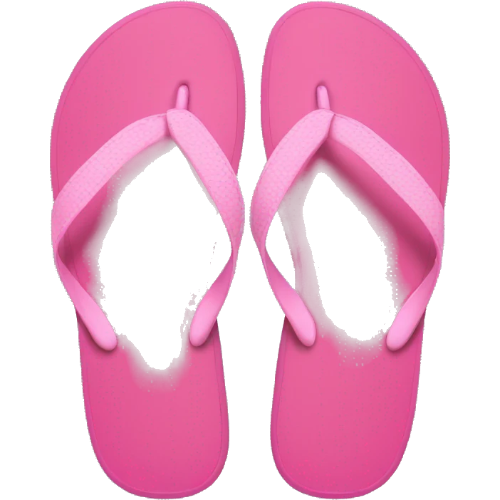 Pink flip flops emoji