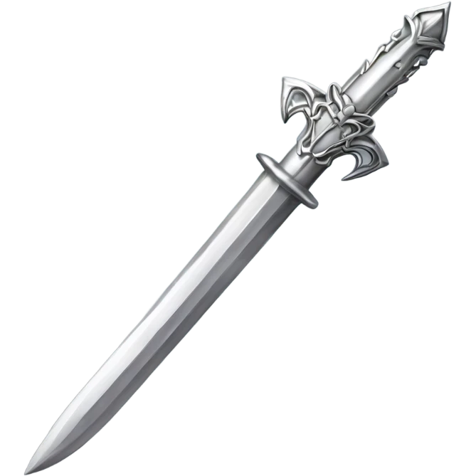 silver gothic dagger emoji