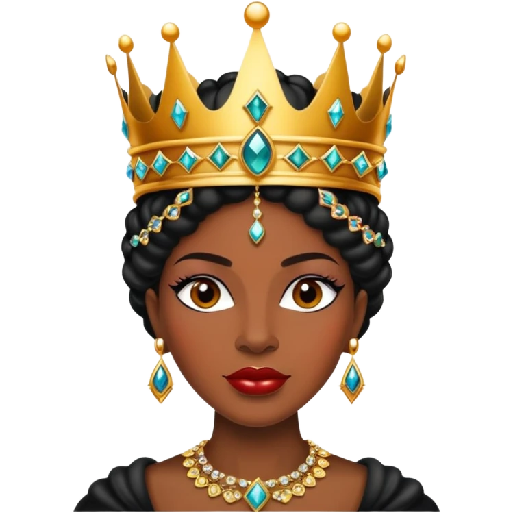 Black queen  emoji