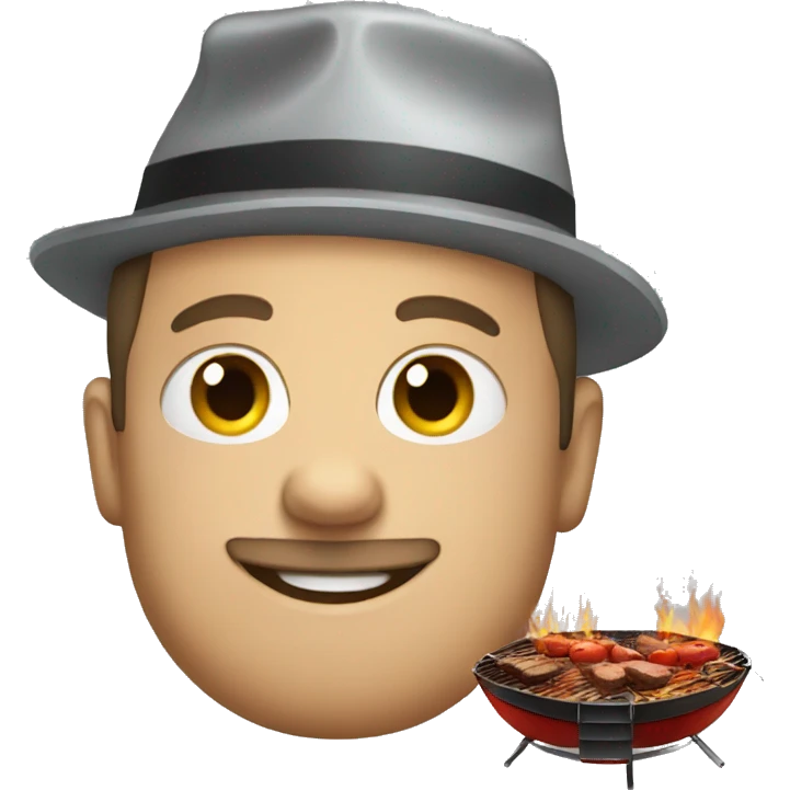 bbq on a boat emoji