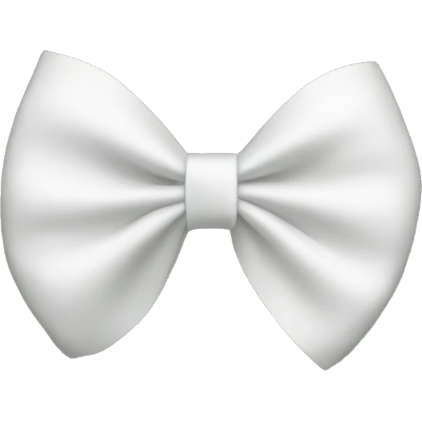 white bow emoji